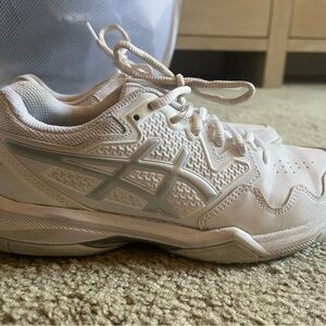 Asics White Athletic Shoes